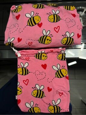 🐝Little Sleepies Pink Be Mine🐝